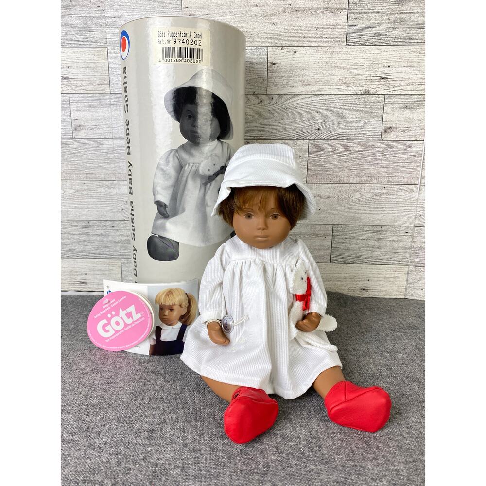 Vintage GOTZ SASHA CELINA Jointed Baby Doll German 1996 Tags NEW in Tube 9640202